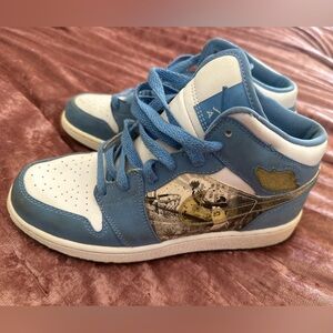 Jordan 1 alpha ‘white university blue’ throw back vintage